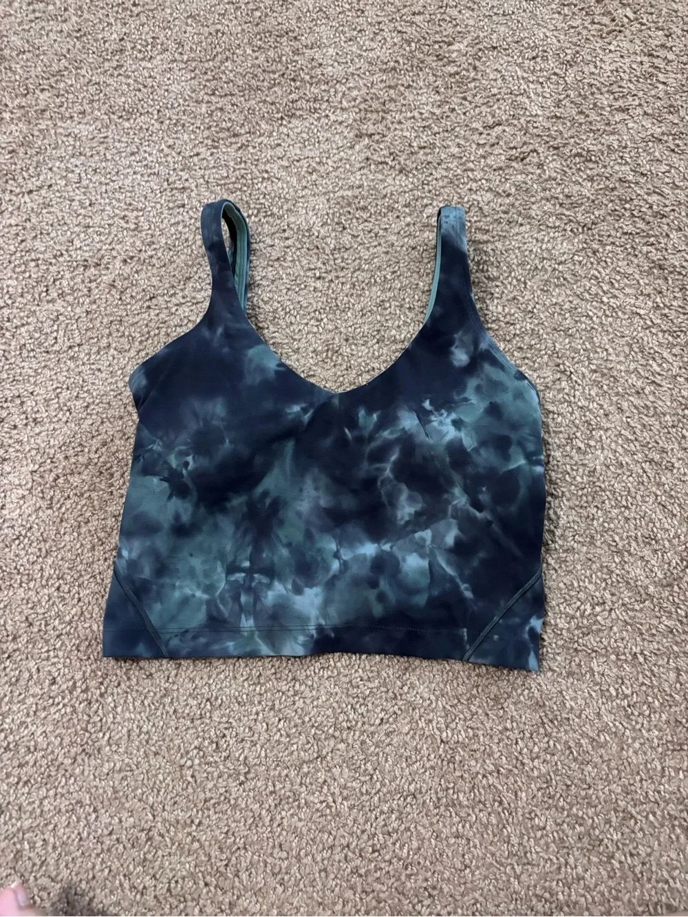 Lululemon Align Tank Top Diamond Dye Silver Blue Tidewater Teal Graphite Grey